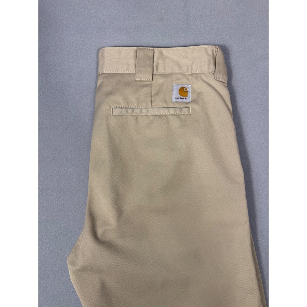 Carhartt Men's Khaki Chino Work Shorts - Tan / Beige